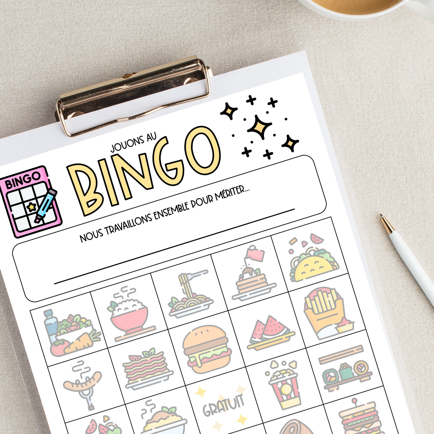 French Classroom Management | Bingo