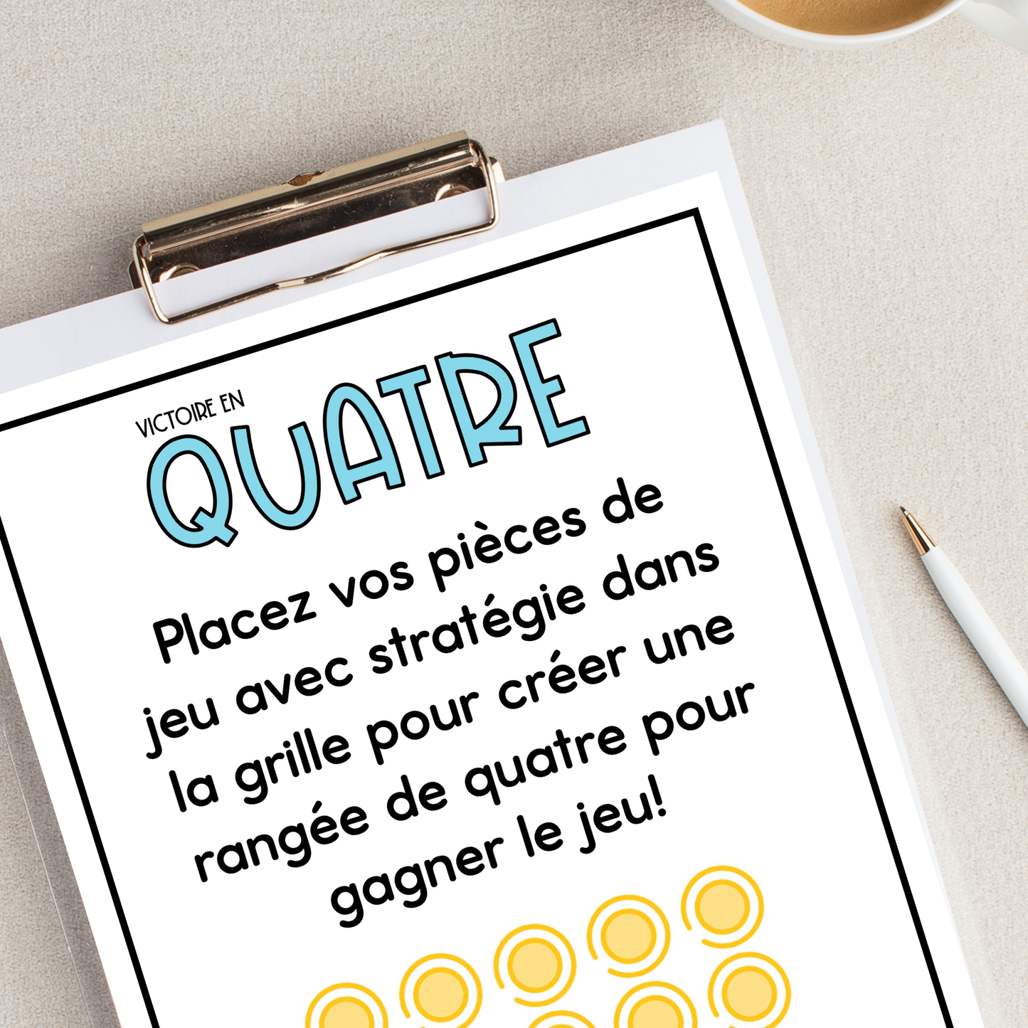 French Classroom Management | Victoire en quatre | Connect