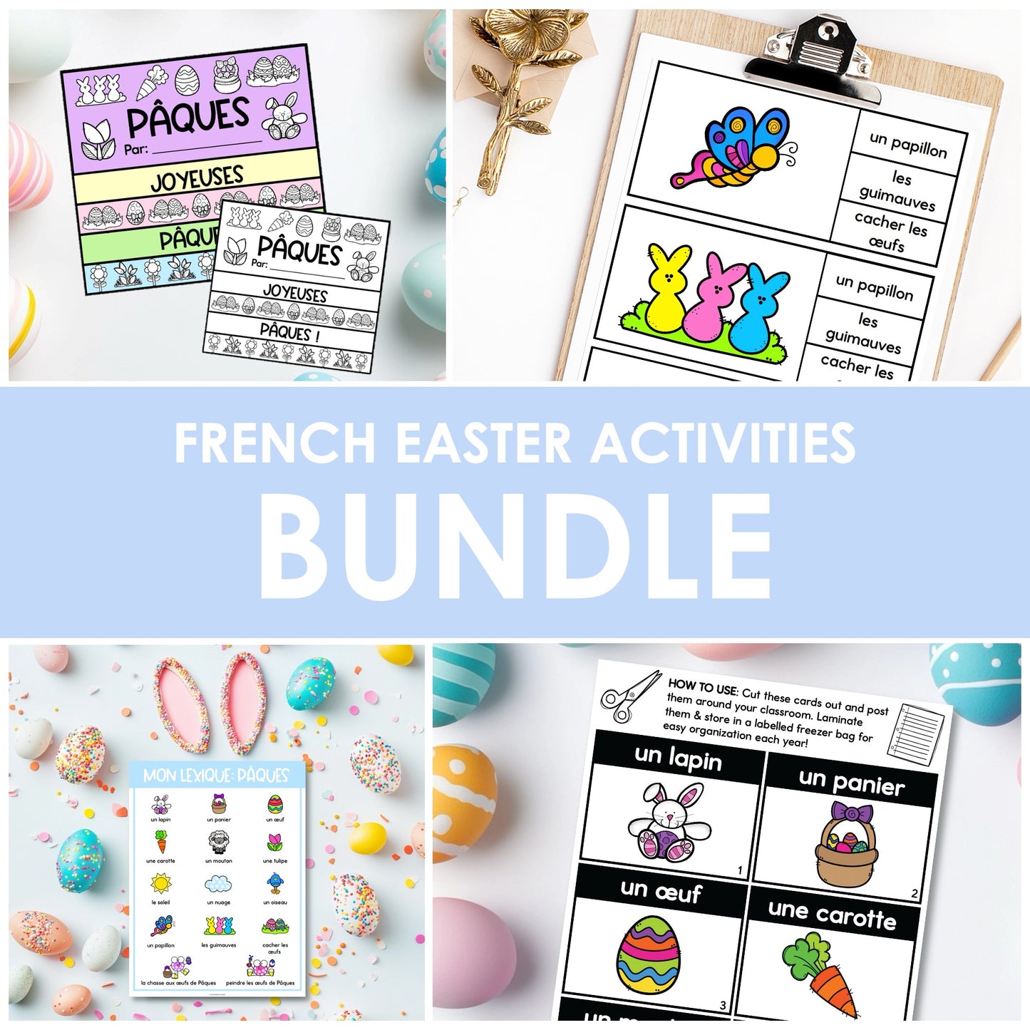 French Easter Activity Bundle | Pâques