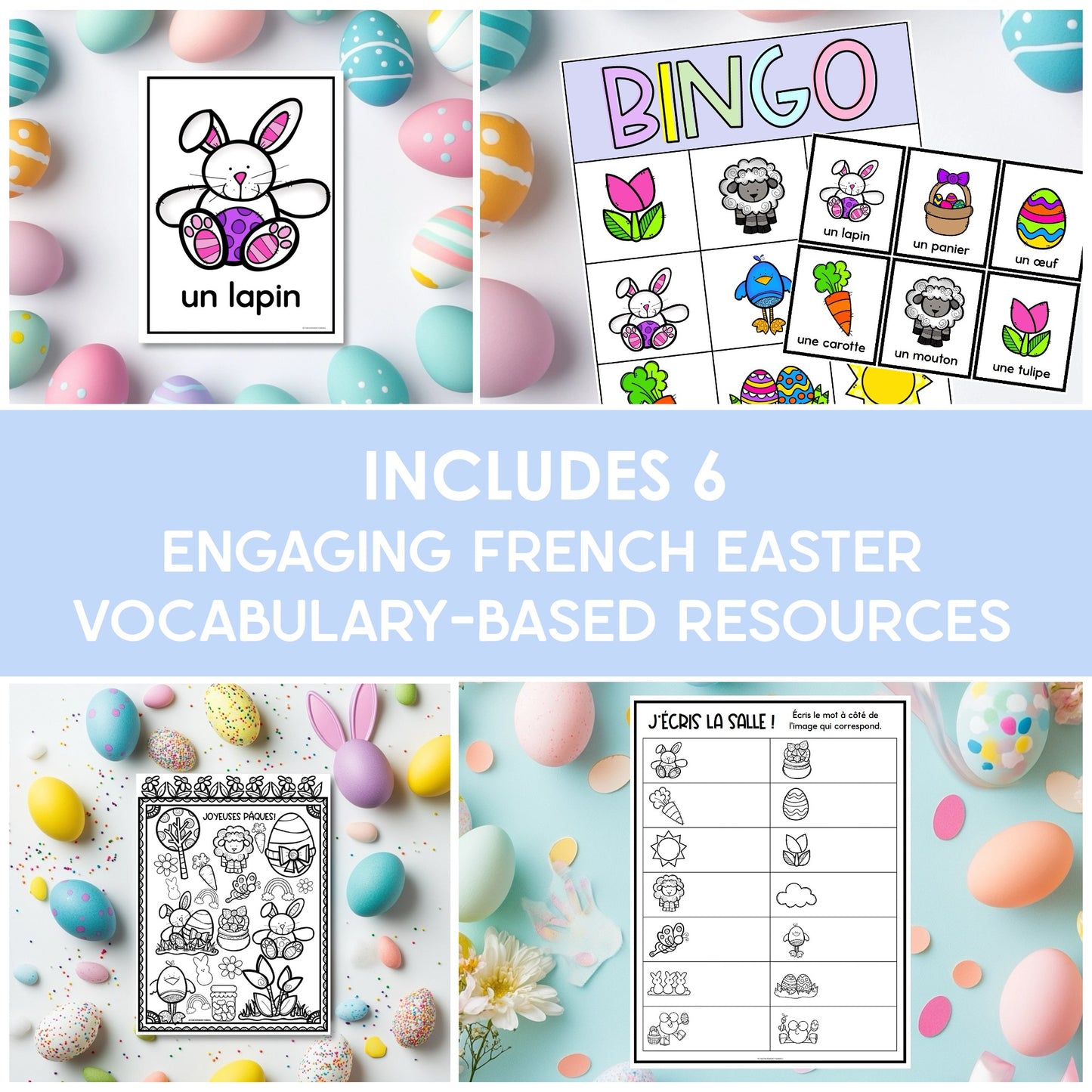 French Easter Activity Bundle | Pâques