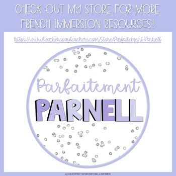 Les mots de transition - French Poster