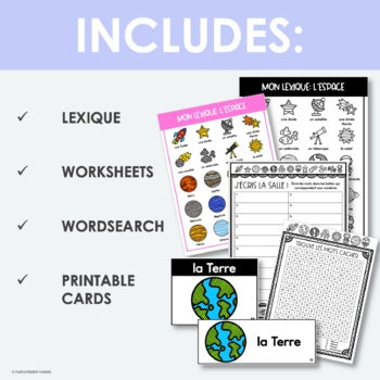 French Write the Room | Écris la salle - l'espace