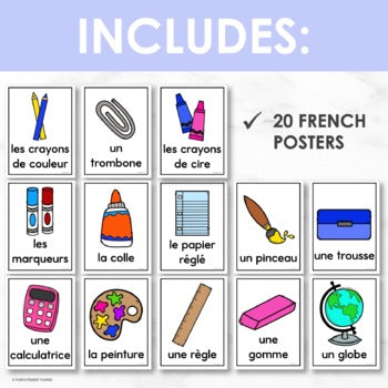 French Back to School Posters | la rentrée