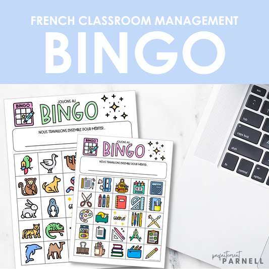 French Classroom Management | Bingo