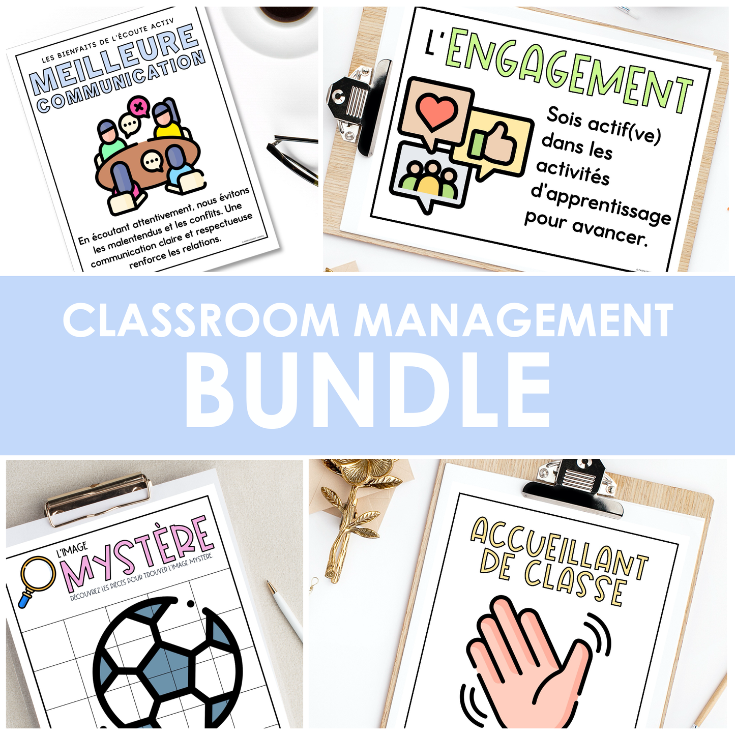 French Classroom Management Bundle