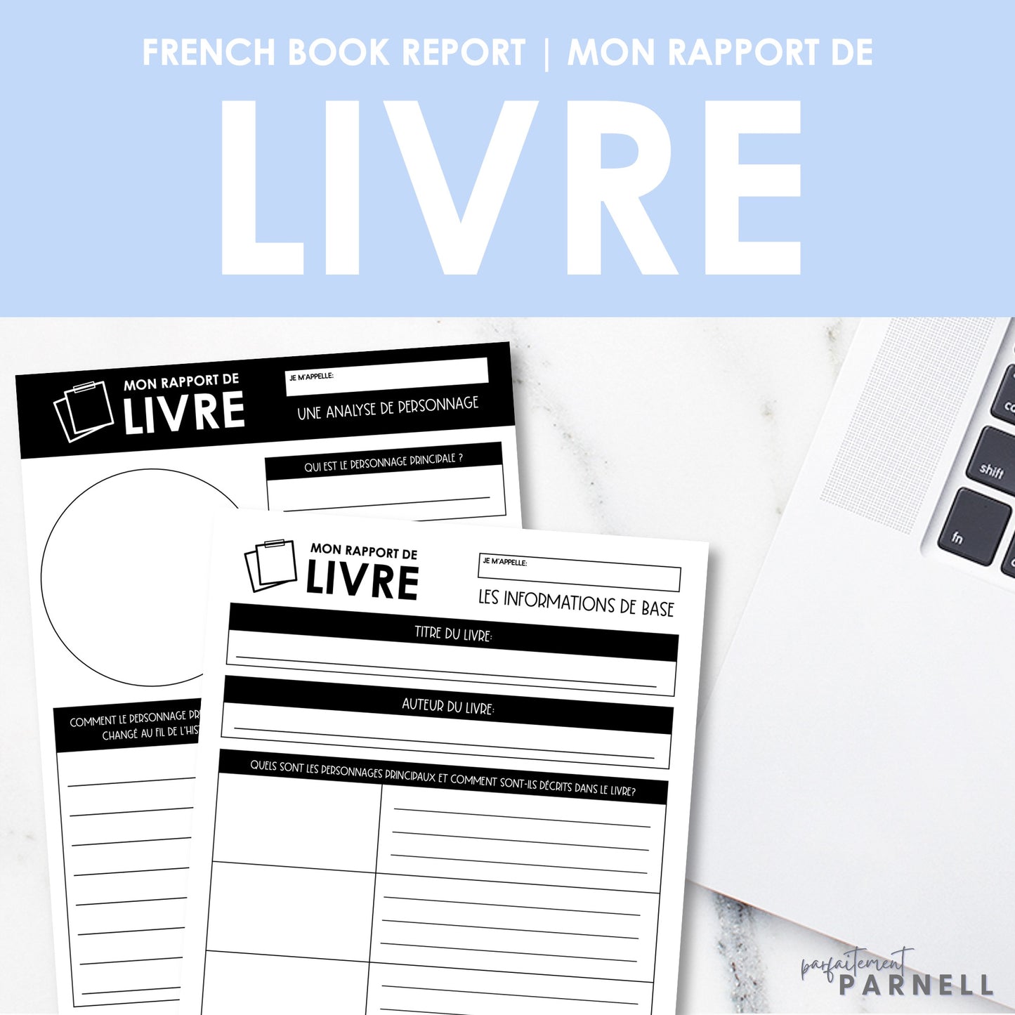 French Book Report | mon rapport de livre