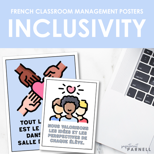 French Classroom Management | Inclusive Classroom Posters