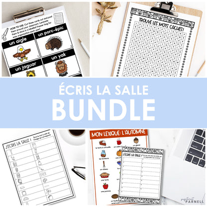 French Write the Room | Écris la salle - Growing Bundle