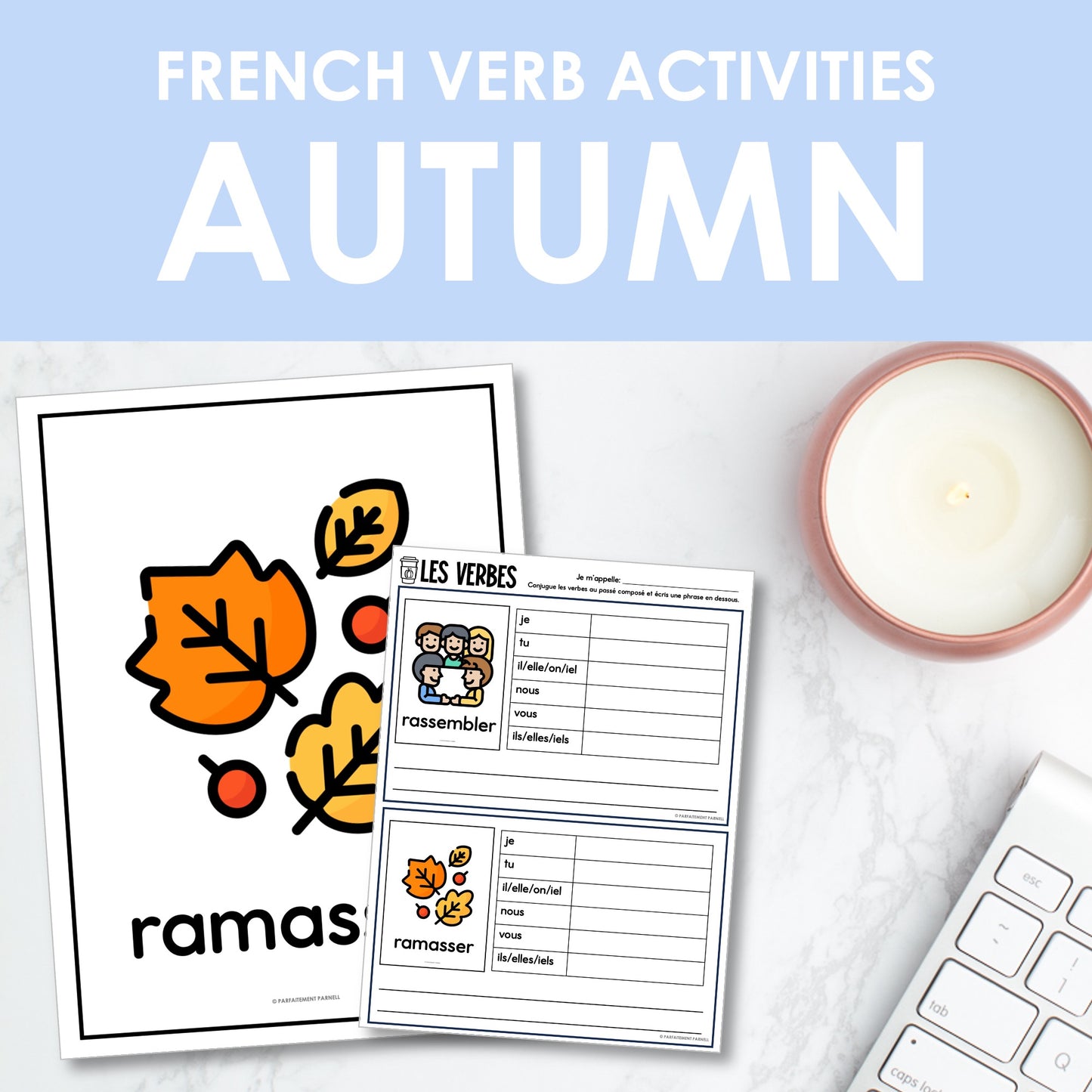 French Verb Activities | Autumn | l'automne