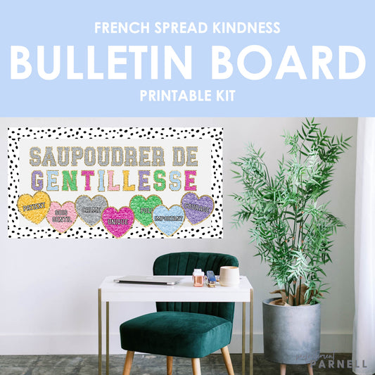 French Sprinkle Kindness Board | Bulletin Board Kit