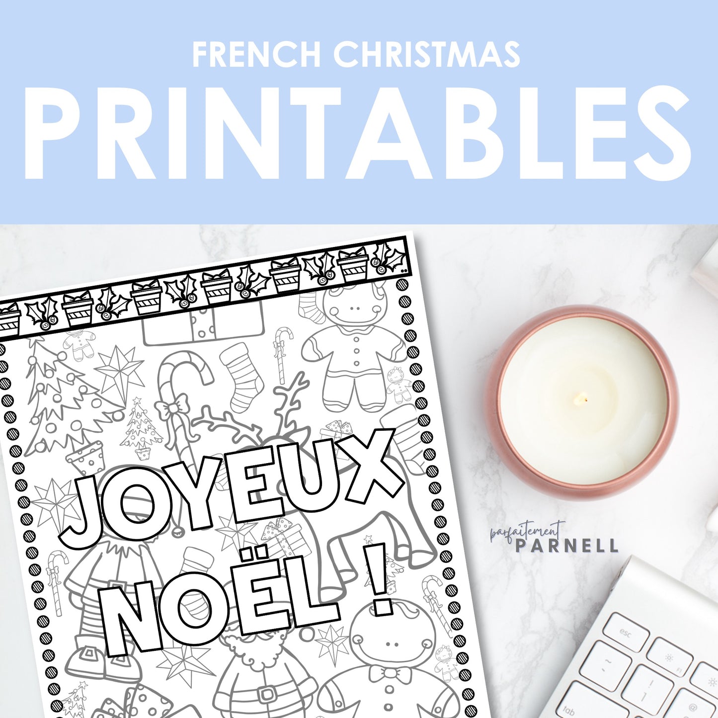 French Christmas - Noël Printables & Activity Booklet