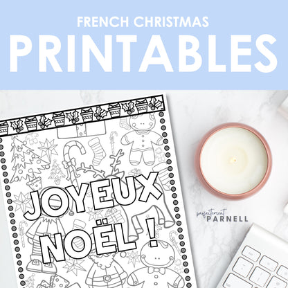 French Christmas - Noël Printables & Activity Booklet