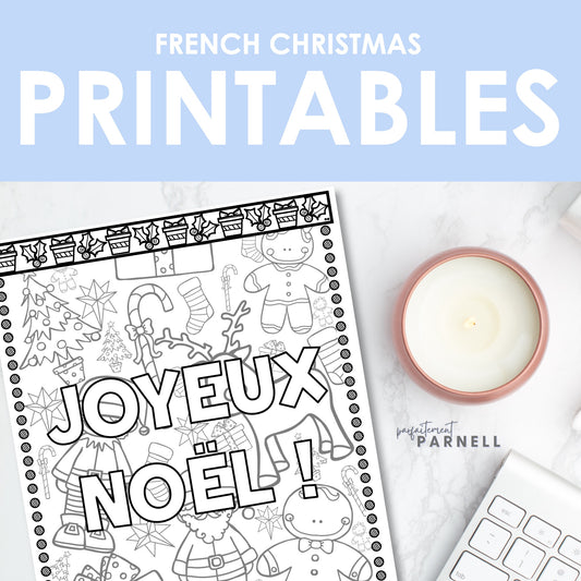 French Christmas - Noël Printables & Activity Booklet