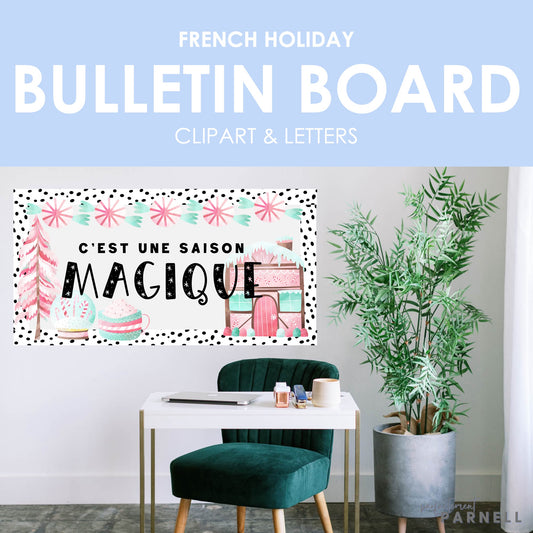 French Holiday Bulletin Board | Bulletin Board Kit