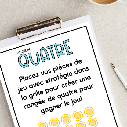 French Classroom Management | Victoire en quatre | Connect
