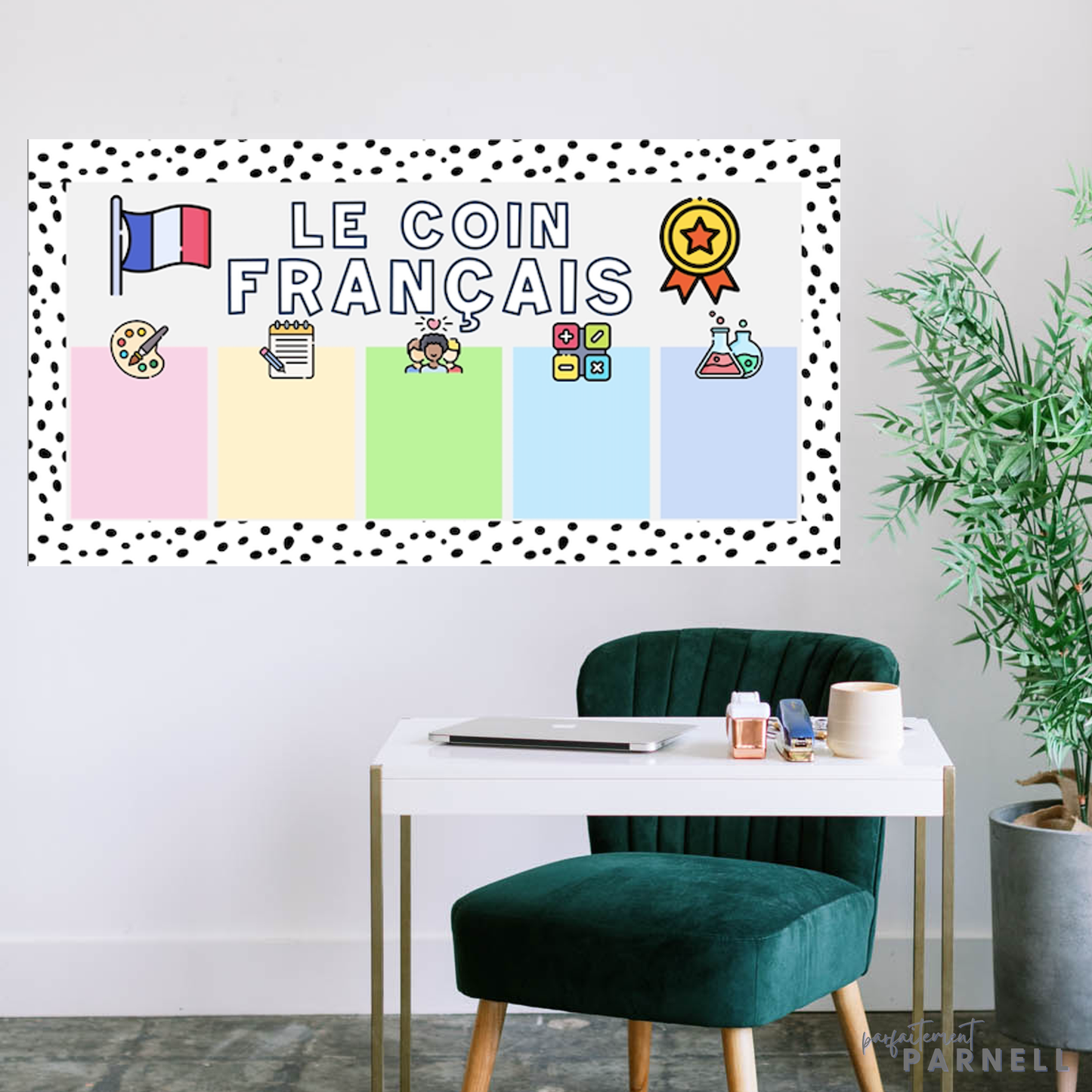 French Classroom Management | Le coin français - Bulletin Board Kit