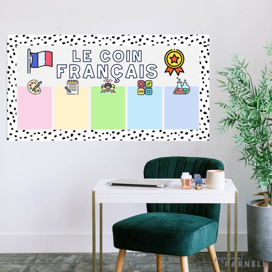 French Classroom Management | Le coin français - Bulletin Board Kit