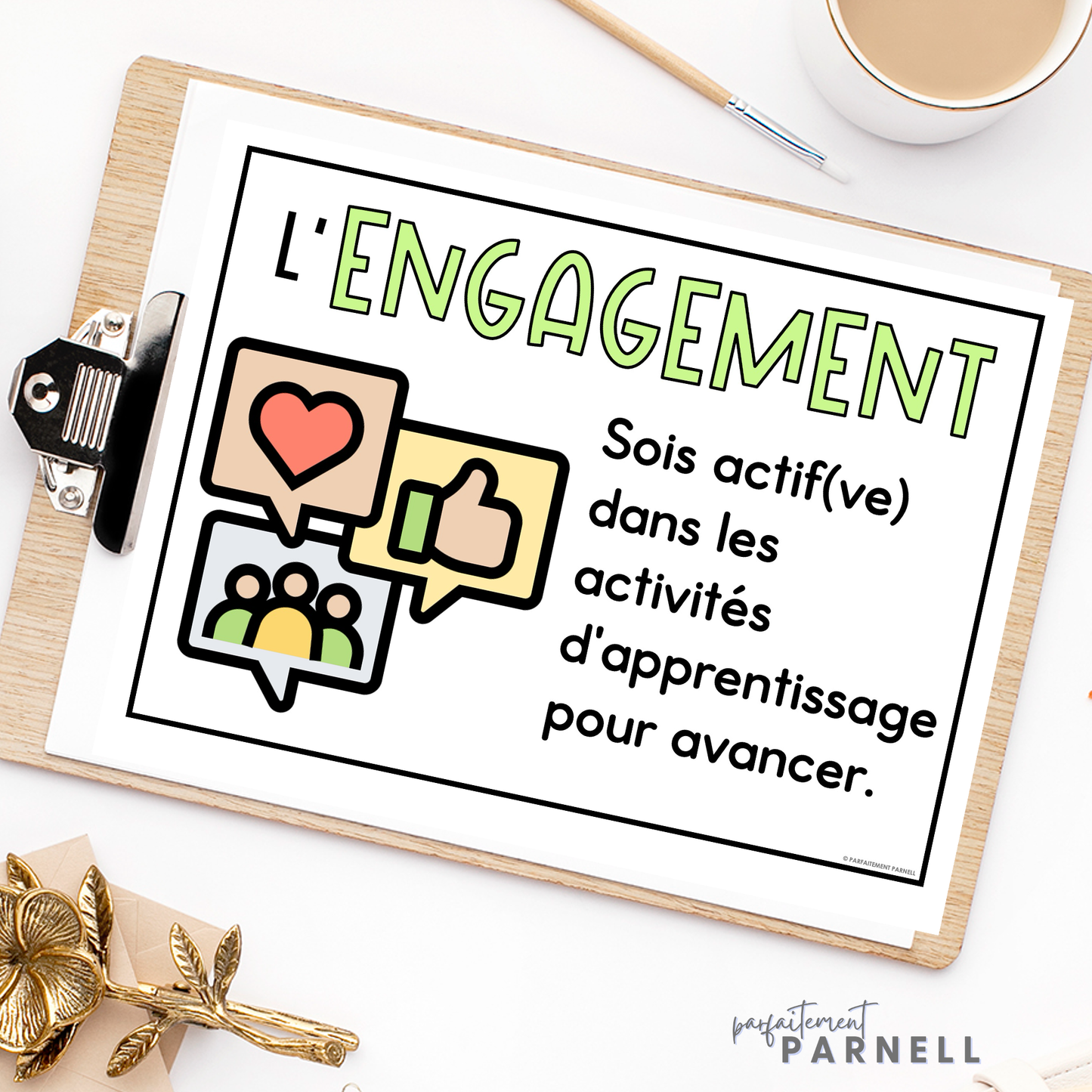 French Classroom Management | Learning Skills Posters