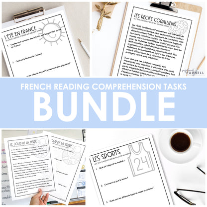 French Reading Comprehension Bundle