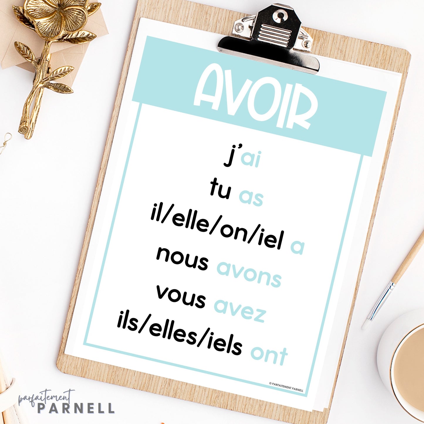 French Verb Posters | les verbes en -IR (au présent)