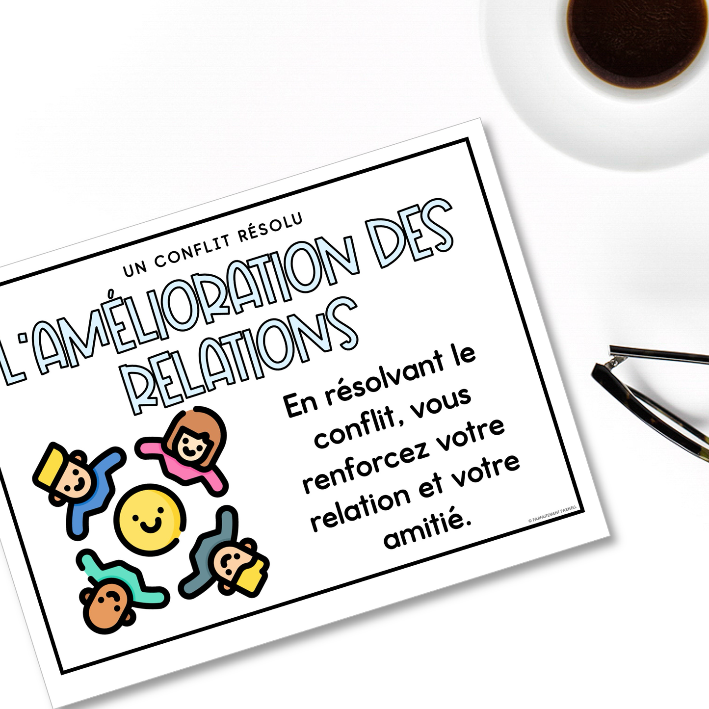 French Classroom Management | Conflict Resolution Posters