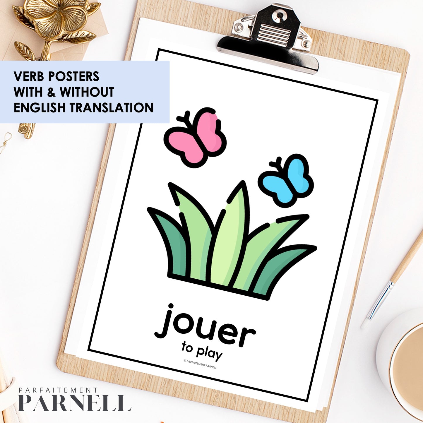 French Verb Activities | Spring | le printemps