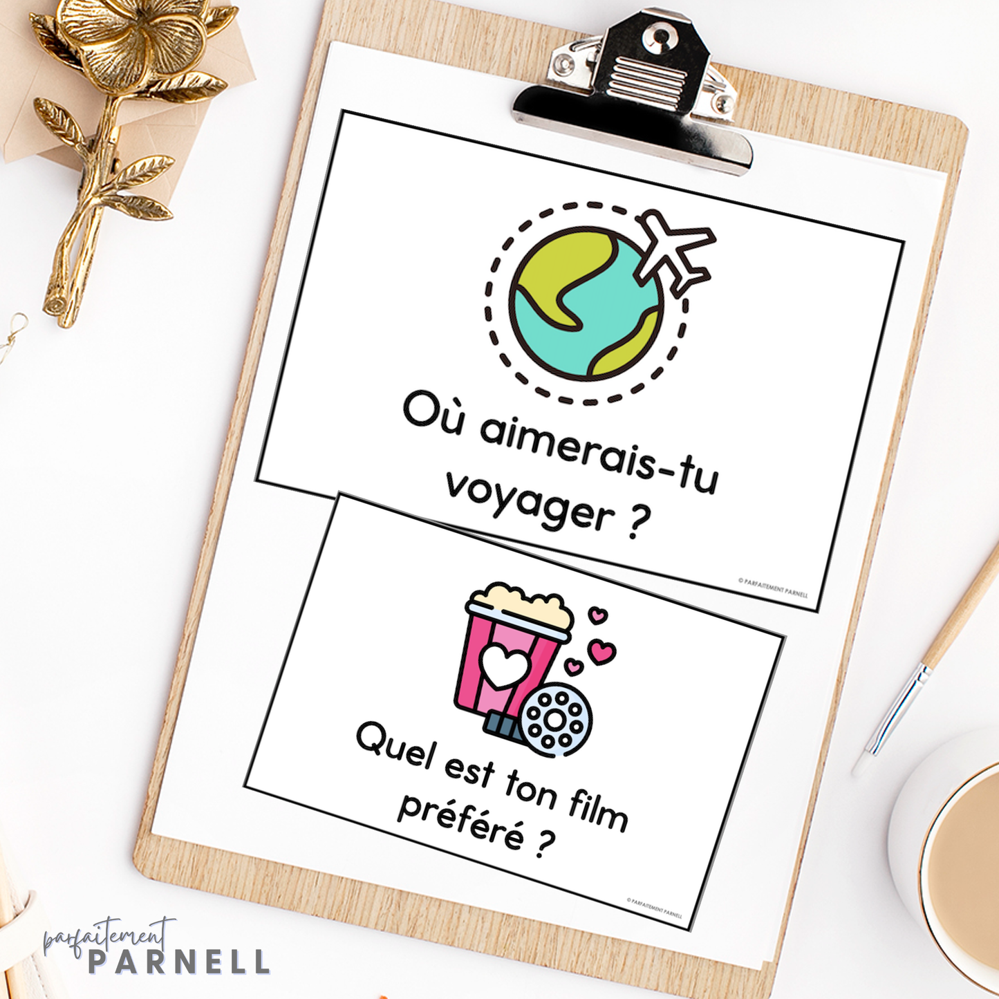 French Classroom Management | Conversation Cards