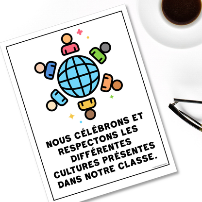 French Classroom Management | Inclusive Classroom Posters