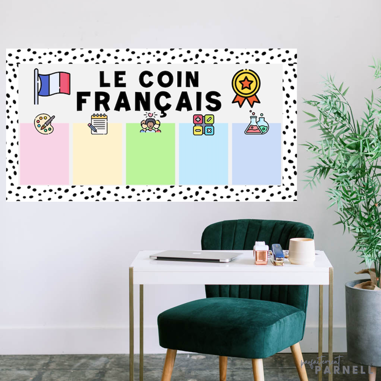 French Classroom Management | Le coin français - Bulletin Board Kit