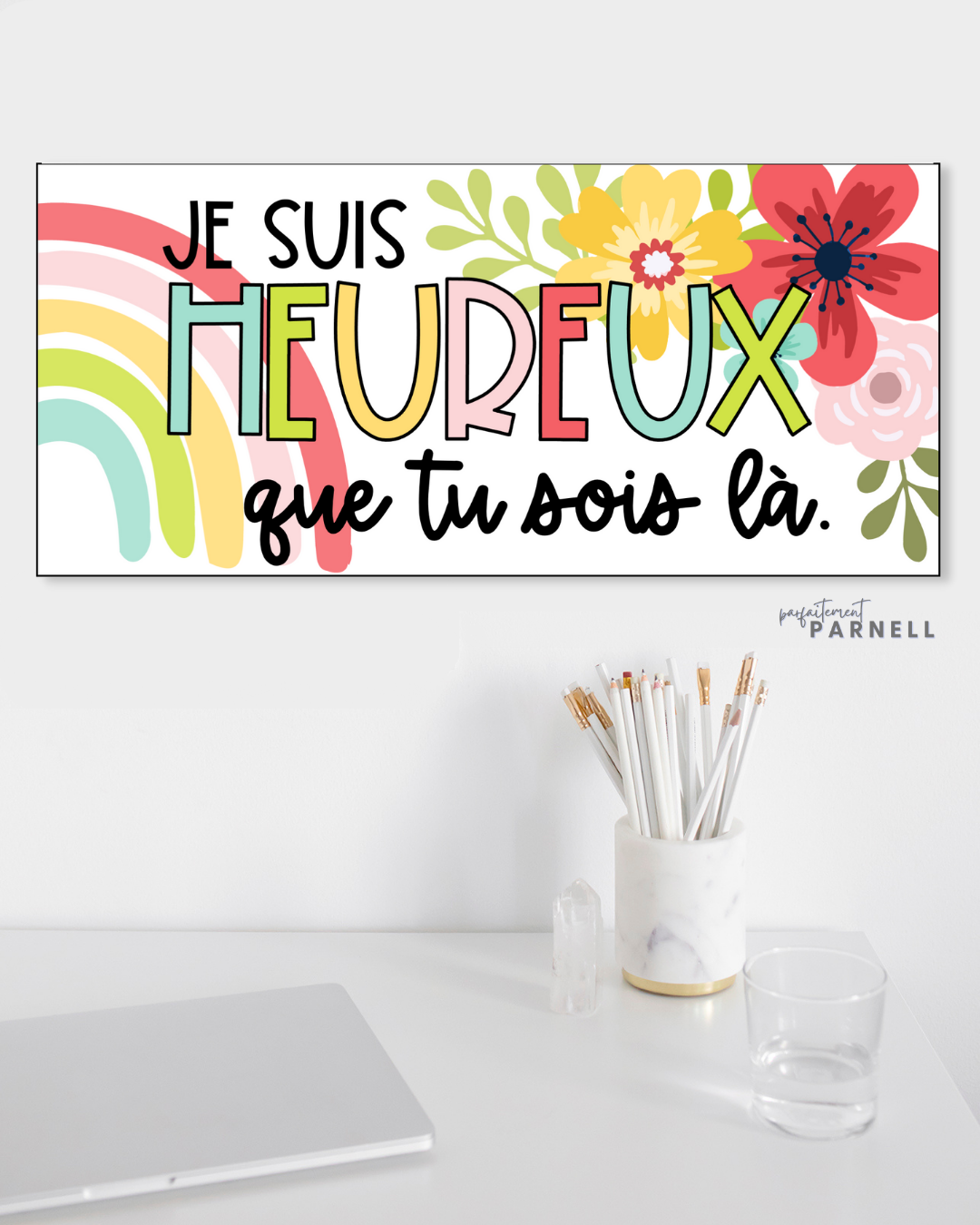 French Spring Bulletin Board | Happy you're here