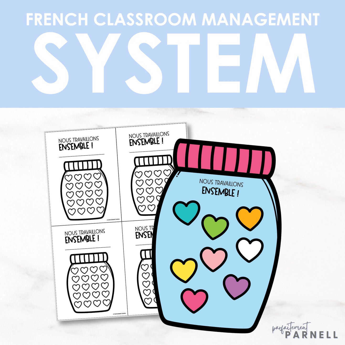 French Classroom Management System | Jars & Hearts