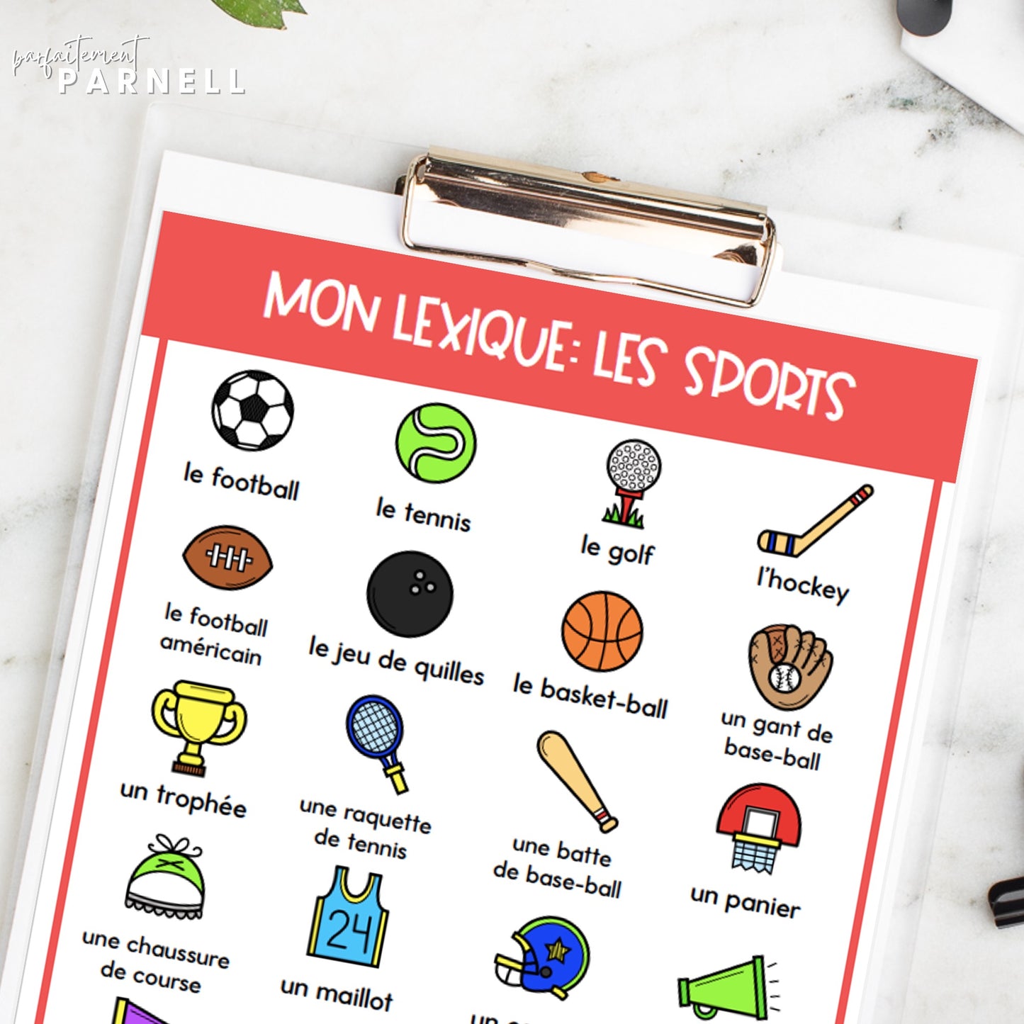 French Sports Bundle | les sports