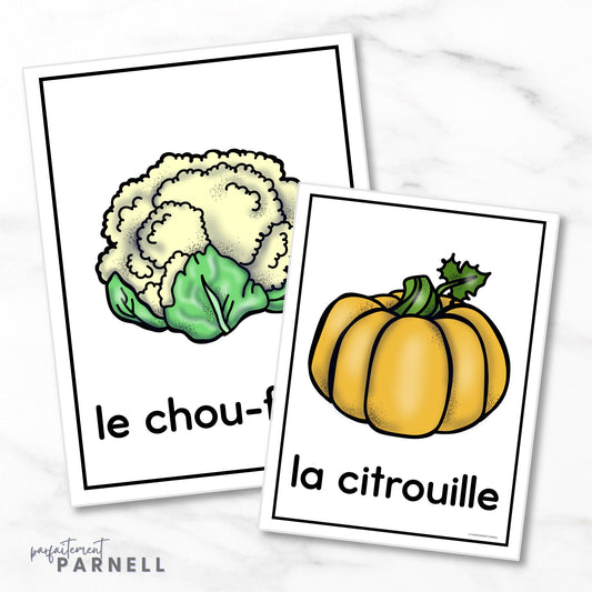 French Vegetable Posters | les légumes