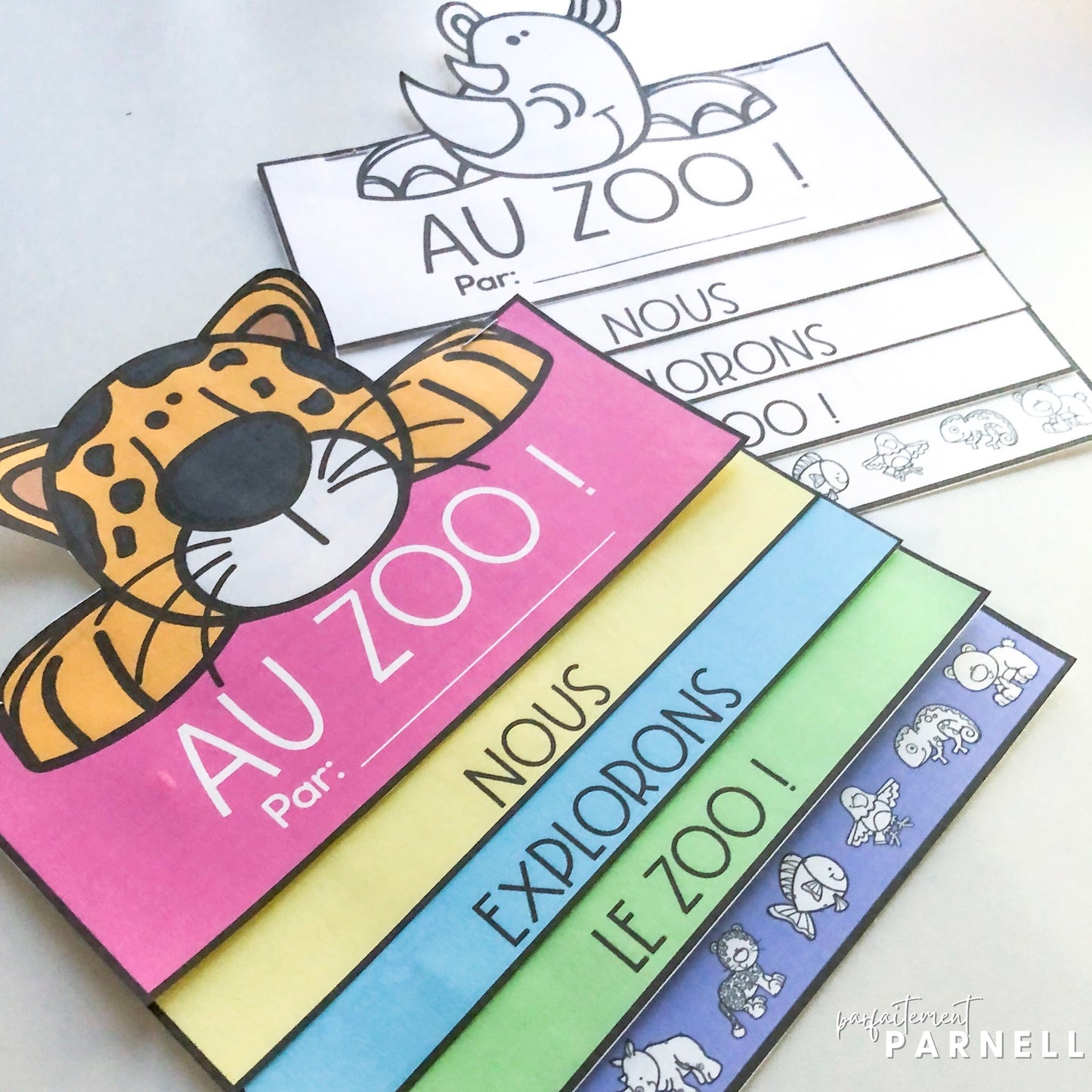 French Zoo Activity Bundle | au zoo