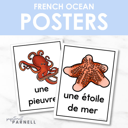 French Ocean Posters | l'océan