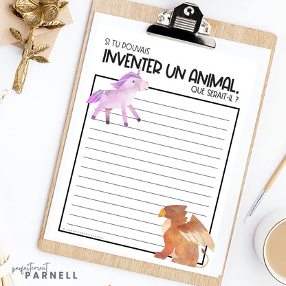 French Zoo Activity Bundle | au zoo