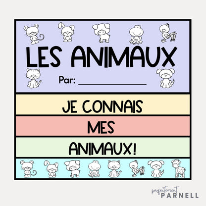 French Animal Bundle | les animaux