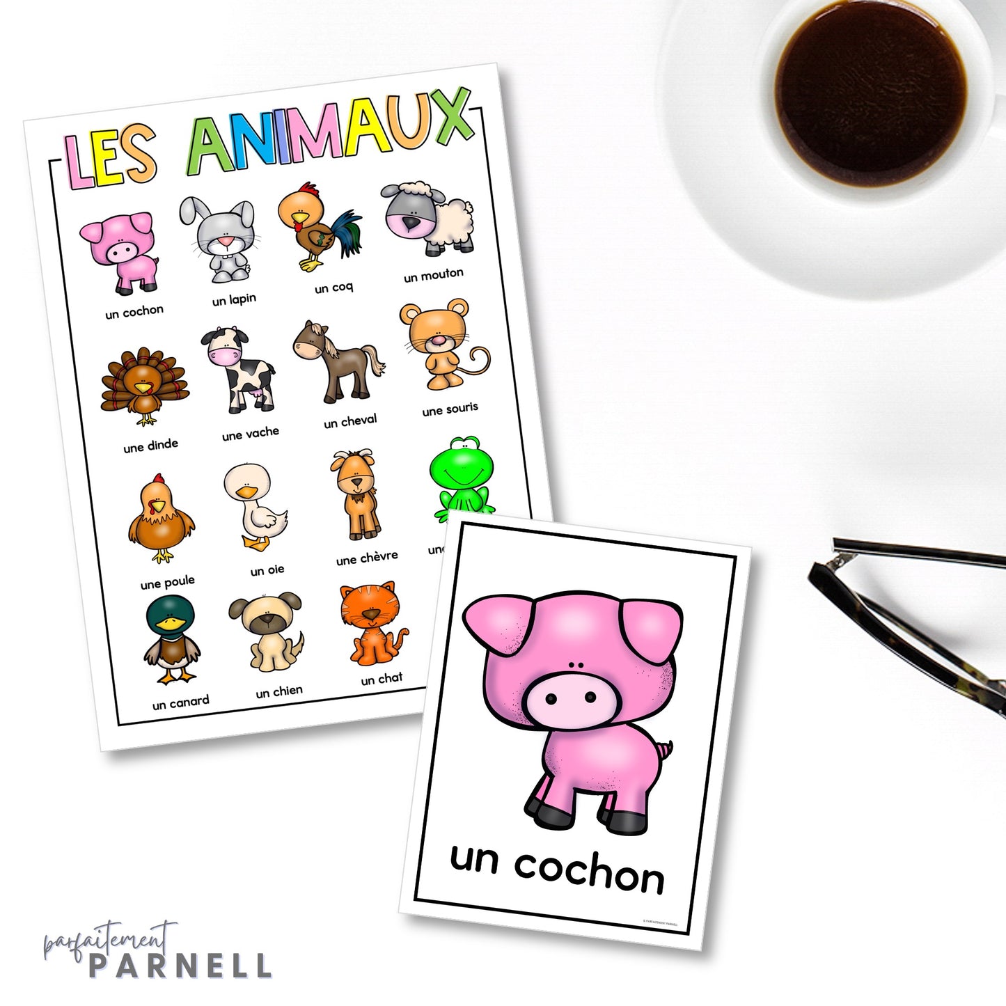 French Animal Bundle | les animaux