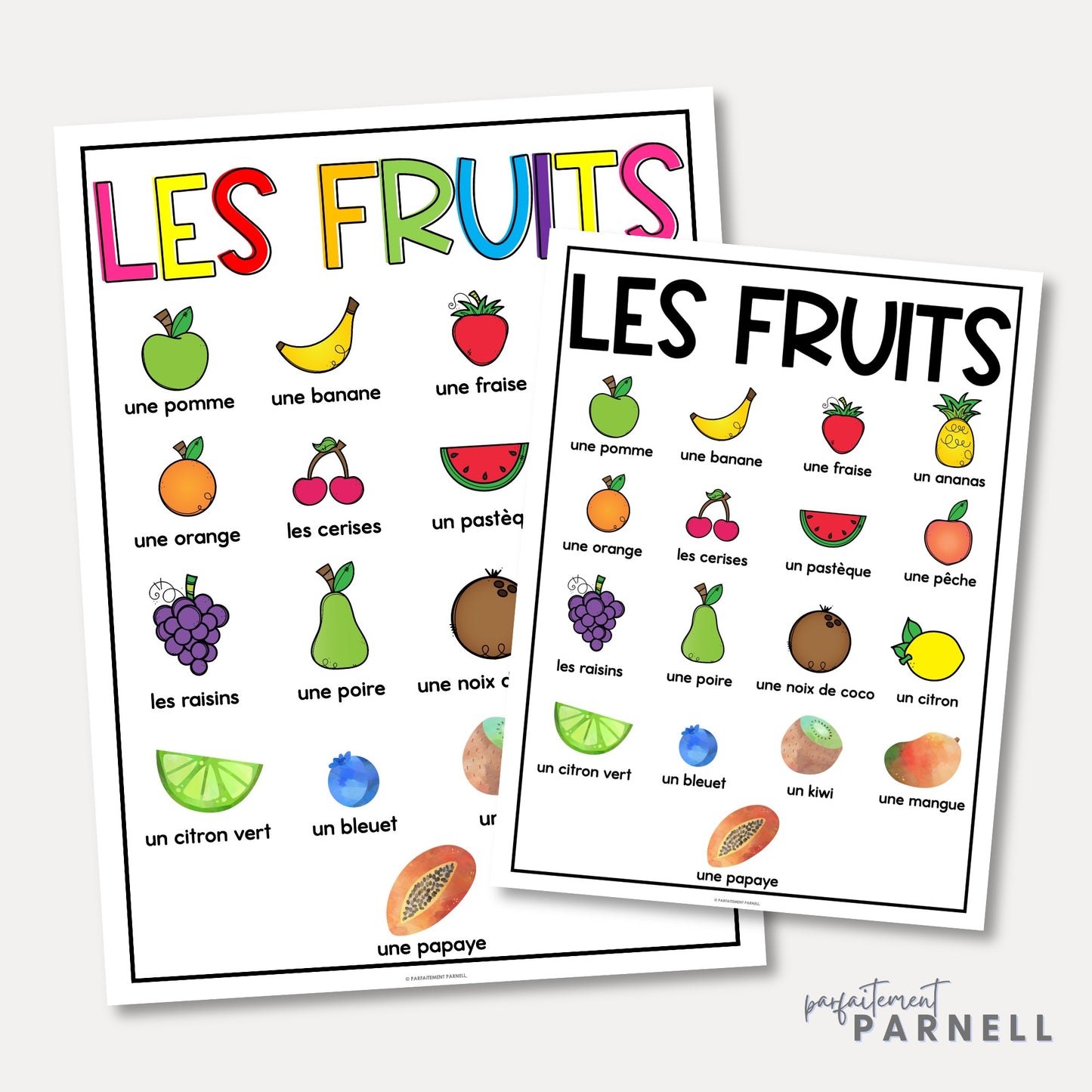 French Fruit Bundle | les fruits