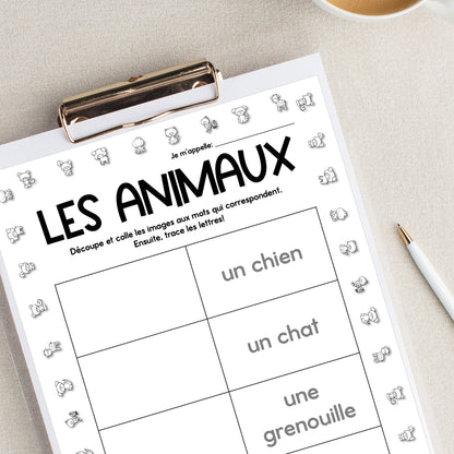 French Animal Bundle | les animaux