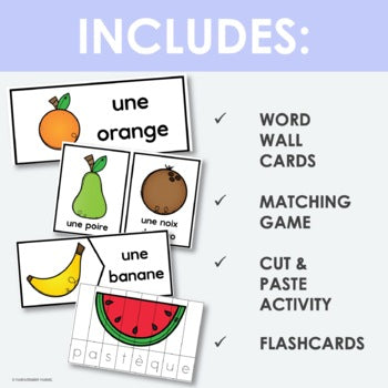 French Fruit Games & Activities | les fruits