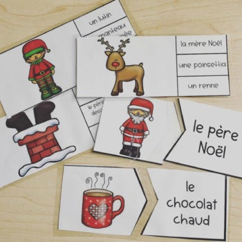 French Christmas Vocabulary Activities - Noël