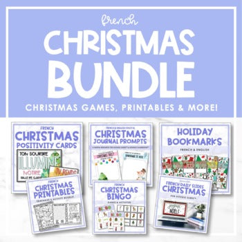 French Christmas - Noël Activities Bundle