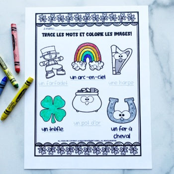 La Saint-Patrick - French St. Patrick's Day Printables & Activity Booklet