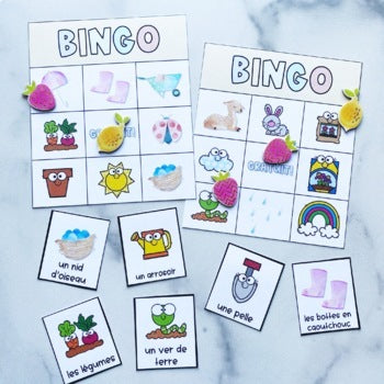 French Spring Bingo | le printemps