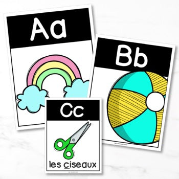 French Alphabet Posters | Les affiches d'alphabet