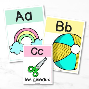 French Alphabet Posters | Les affiches d'alphabet