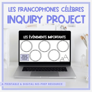 Famous Francophones Research Project | Distance Learning