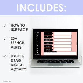 Digital French -IR Verb Game | les verbes -IR au présent