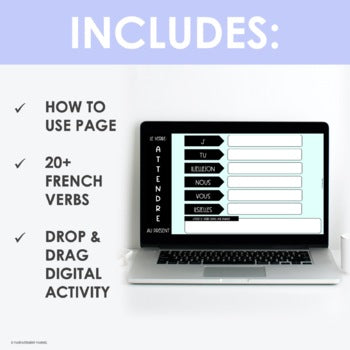Digital French -RE Verb Game | les verbes -RE au présent